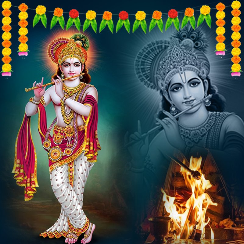 Shri Krishna Puja, Mantra Jaap and Yagna