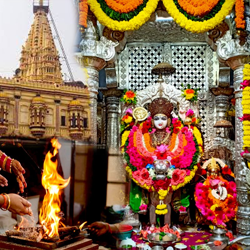 Puja at Mumba Devi Temple, Mumbai