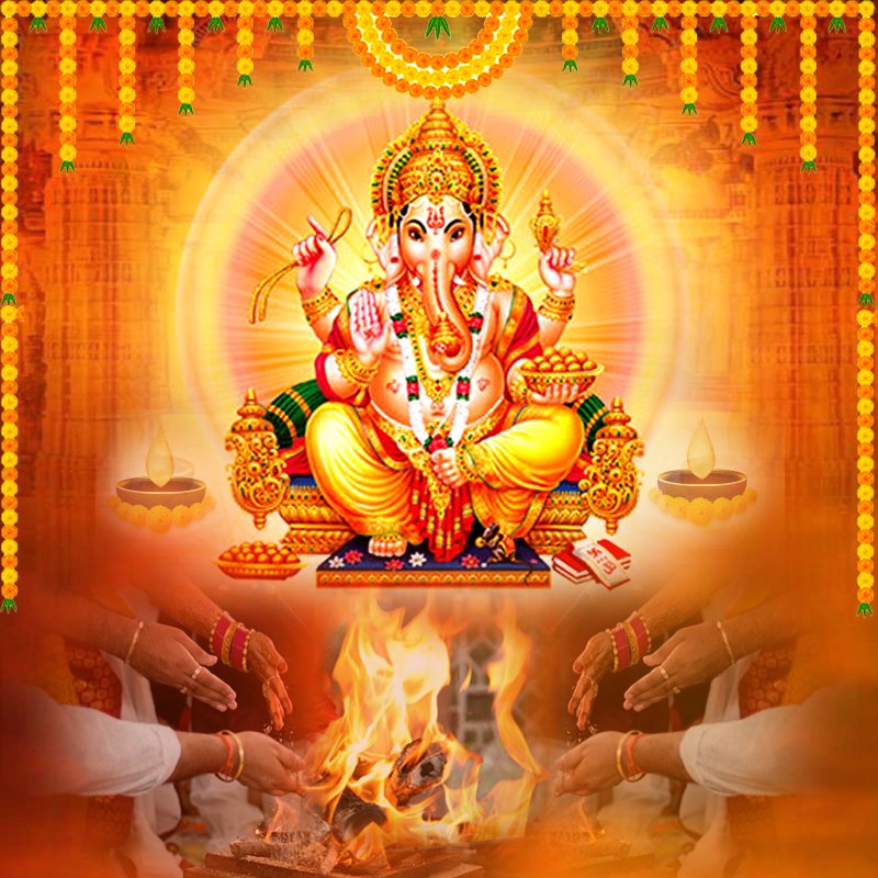 Lord Ganesh Puja, Mantra Jaap and Yagna