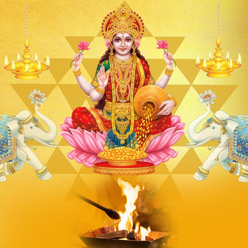 Goddess Mahalaxmi Puja, Mantra Jaap and Yajna