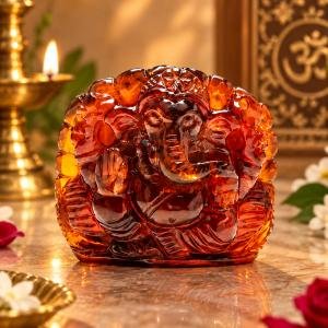Gomed Ganesha Idol