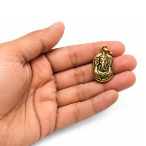 Pyrite Ganesha Pendant