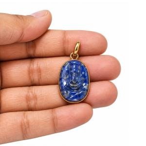 Lapis Lazuli Ganesha Pendant