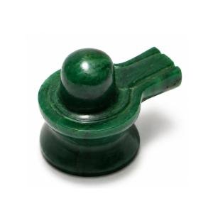 Natural Green Jade Shivling - 100 Grams