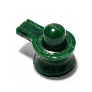 Natural Green Jade Shivling - 100 Grams