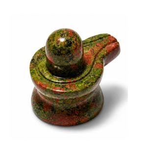 Natural Unakite Shivling - 110 Grams