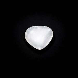 Selenite Gemstone Heart - 110 Grams